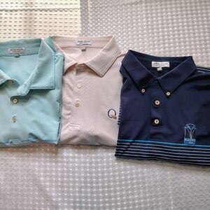 Peter Millar Summer Comfort Men's Short-Sleeve Polo Stripe XL